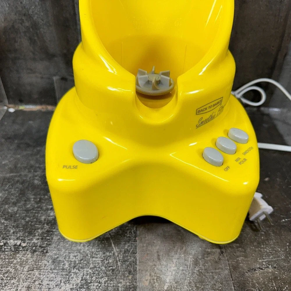 Back To Basics Blender‎ Smoothie Elite SE2000 Yellow Base Only - Tested